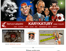 Tablet Screenshot of karykatury.com.pl